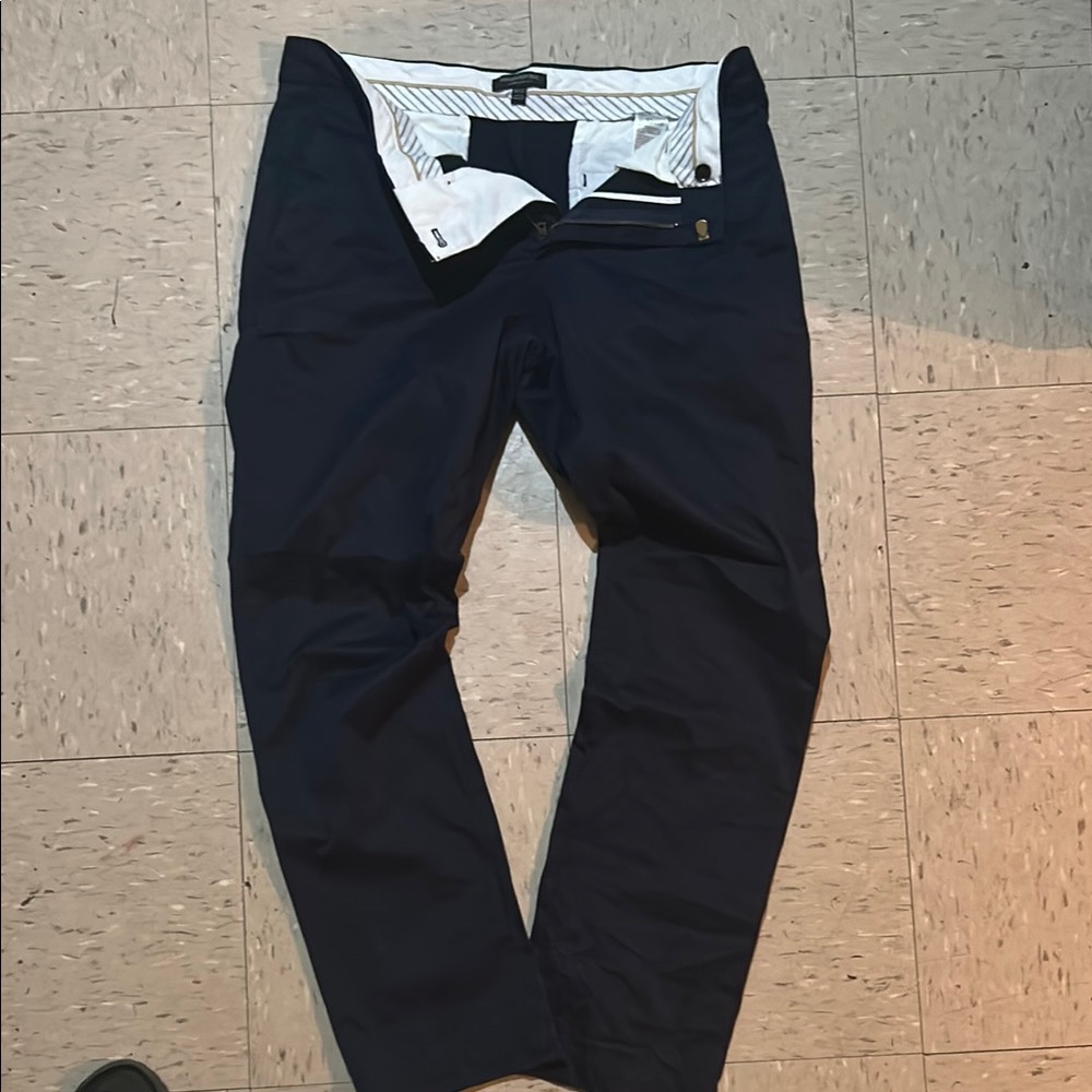 Banana Republic Blue Chinos with Straight Leg Design